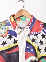 ピエロ 総柄 長袖シャツ