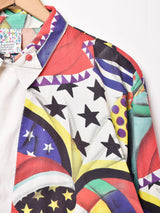 ピエロ 総柄 長袖シャツ