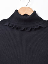 フリルタートルネック リブセーター