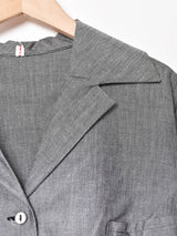 アンカーパッチ オープンカラーシャツ