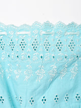 後染め カットワークレース デザインキャミソール