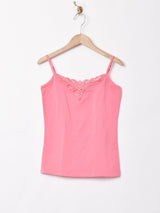 フロントレース キャミソール