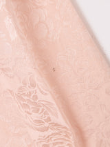 織柄 シルク 長袖ワンピース