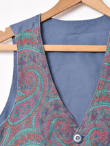 ペイズリー柄 ベスト