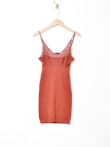 後染め レースカップキャミソール