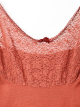 後染め レースカップキャミソール