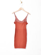 後染め レースカップキャミソール