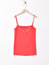 カットワークレース キャミソール