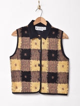 ゴブラン×コーディロイ ベスト