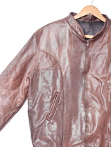 パッチワークデザイン レザージャケット