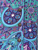 LizClaibone 総柄 ノーカラー 長袖ワンピース