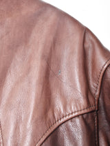 パッチワークデザイン レザージャケット