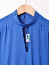 デザインハイネック 長袖ワンピース