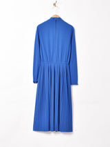 デザインハイネック 長袖ワンピース