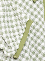 【4色展開】Meridian チェック柄 ポロトップス