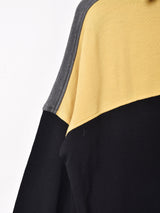 イタリア製 切り替え 長袖ワンピース