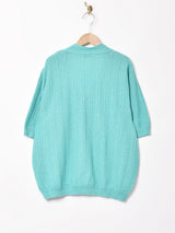 半袖カーディガン