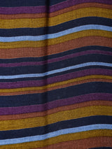 アメリカ製 マルチボーダー 長袖 シャツワンピース