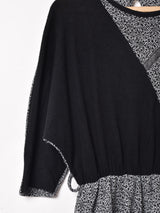 モノトーン ニットワンピース