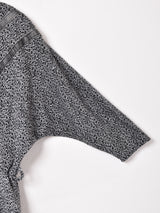 モノトーン ニットワンピース