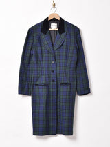 チェック柄 ドレスコート