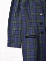 チェック柄 ドレスコート