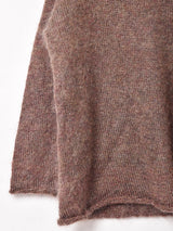 タートルネック モヘアセーター