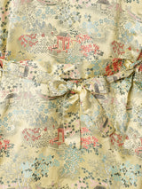 総柄 ショートガウン