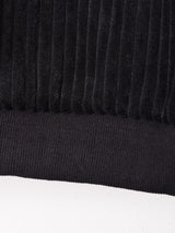 【4色展開】Backers ストライプ ベロア リブトップス