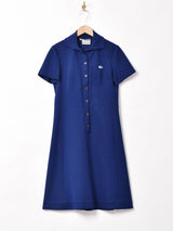 LACOSTE 半袖ポロワンピース