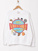 アメリカ製 プリントスウェットシャツ