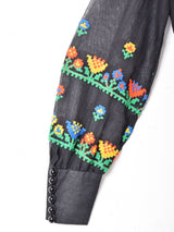 刺繍 カシュクール長袖トップス