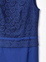 スリーブレス レースワンピース