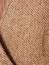 へリンボーン ネップ ダブルボタンベスト