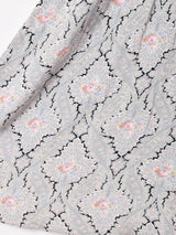 アメリカ製 ベルト付き ドルマンスリーブ五分袖ワンピース