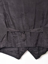 パッチワーク ウール混ベスト