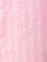 70's  アメリカ製 織り柄 ストライプ 半袖シャツ