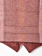 切り替えデザイン ウールベスト