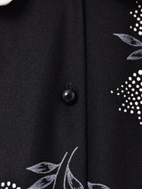 花柄 長袖ワンピース