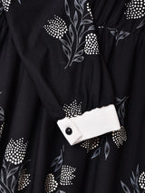 花柄 長袖ワンピース