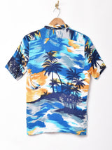 総柄 半袖シャツ