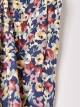 LizClaibone 花柄 オープンカラー 長袖ワンピース