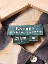 Ralph Lauren アニマル柄 シルクシャツ