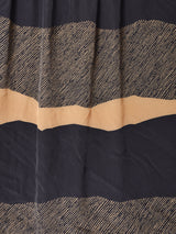 総柄 ハイネック長袖ブラウス