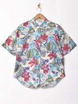 花柄 半袖シャツ