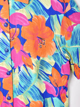 花柄 半袖シャツ