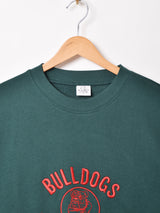 【2色展開】 刺繍 スウェットシャツ【Bulldogs】