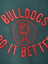 【2色展開】 刺繍 スウェットシャツ【Bulldogs】