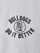 【2色展開】 刺繍 スウェットシャツ【Bulldogs】