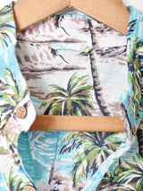 総柄 半袖シャツ